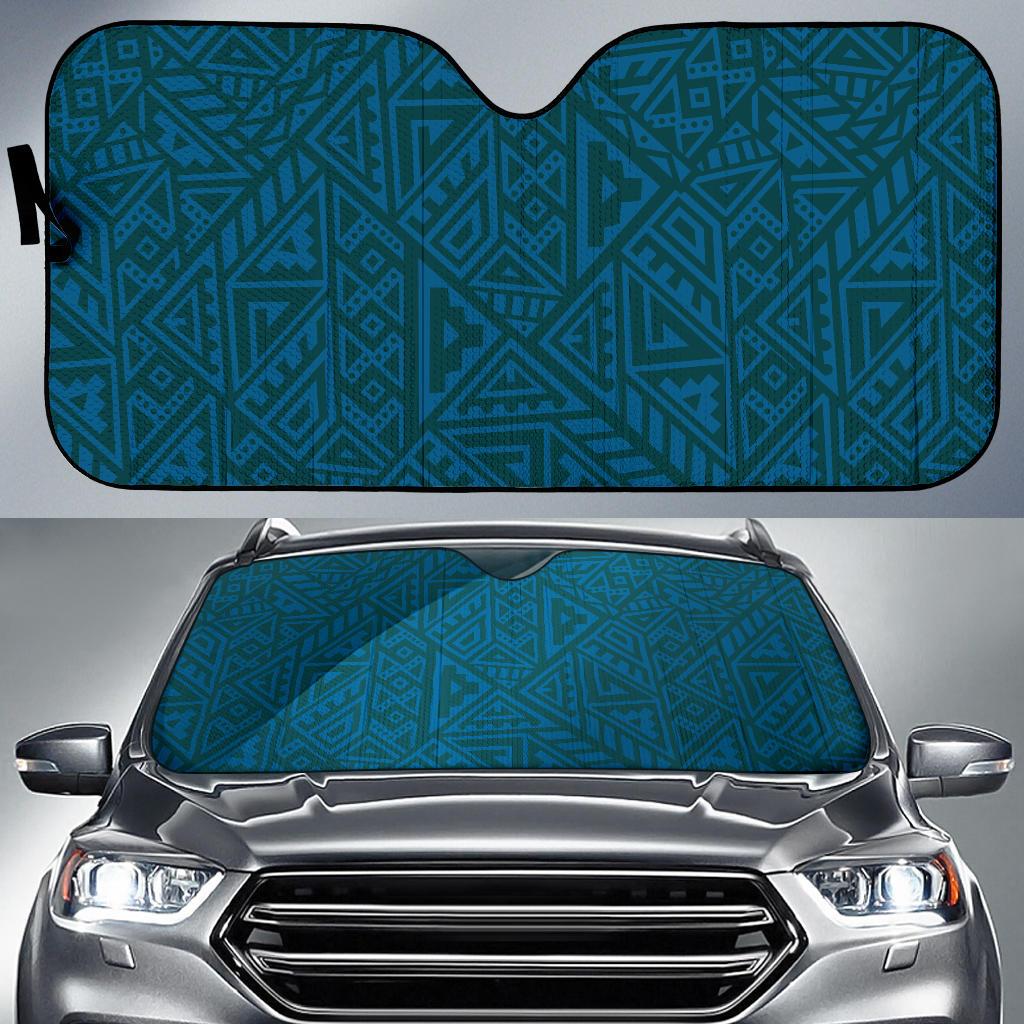 Maori Pattern Print Design 03 Car Sun Shades-JORJUNE.COM
