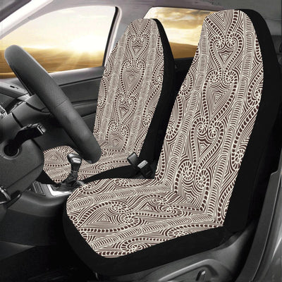 Maori Pattern Print Design 04 Car Seat Covers (Set of 2)-JORJUNE.COM