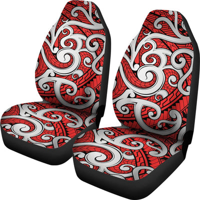 Maori Polynesian Themed Design Print Universal Fit Car Seat Covers