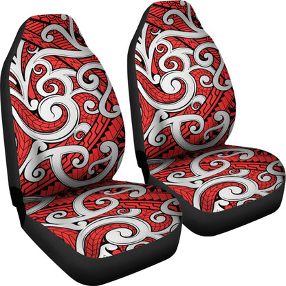 Maori Polynesian Themed Design Print Universal Fit Car Seat Covers