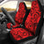 Maori Red Themed Design Print Universal Fit Car Seat Covers