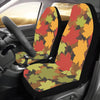 Maple Leaf Pattern Print Design 05 Car Seat Covers (Set of 2)-JORJUNE.COM