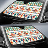 Maracas Mexican Pattern Print Design 01 Car Sun Shades-JORJUNE.COM