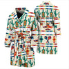 Maracas Mexican Pattern Print Design 01 Men Bathrobe-JORJUNE.COM