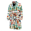 Maracas Mexican Pattern Print Design 01 Men Bathrobe-JORJUNE.COM