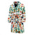 Maracas Mexican Pattern Print Design 01 Men Bathrobe-JORJUNE.COM