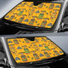 Maracas Mexican Style Pattern Print Design 02 Car Sun Shades-JORJUNE.COM