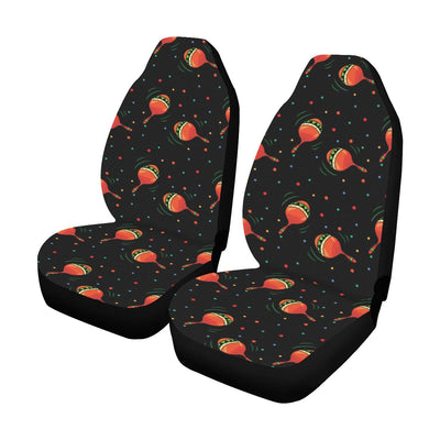 Maracas Pattern Print Design 03 Car Seat Covers (Set of 2)-JORJUNE.COM