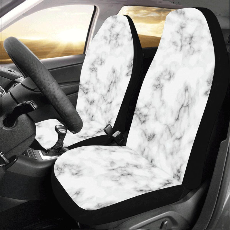 Marble Pattern Print Design 01 Car Seat Covers (Set of 2)-JORJUNE.COM