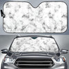 Marble Pattern Print Design 01 Car Sun Shades-JORJUNE.COM