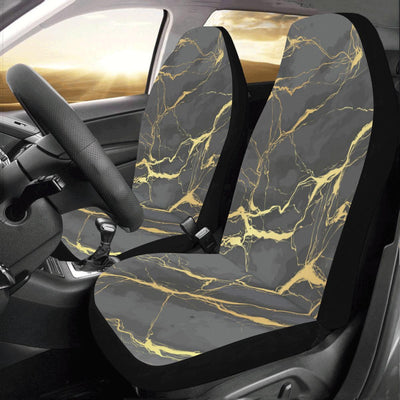 Marble Pattern Print Design 02 Car Seat Covers (Set of 2)-JORJUNE.COM
