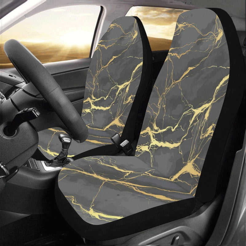 Marble Pattern Print Design 02 Car Seat Covers (Set of 2)-JORJUNE.COM