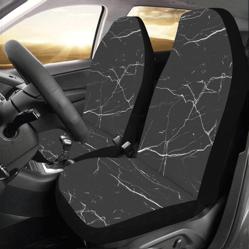 Marble Pattern Print Design 04 Car Seat Covers (Set of 2)-JORJUNE.COM