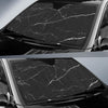 Marble Pattern Print Design 04 Car Sun Shades-JORJUNE.COM