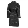 Marble Pattern Print Design 04 Men Bathrobe-JORJUNE.COM