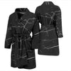 Marble Pattern Print Design 04 Men Bathrobe-JORJUNE.COM