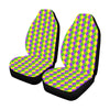 Mardi Gras Pattern Print Design 01 Car Seat Covers (Set of 2)-JORJUNE.COM