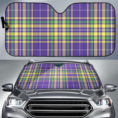 Mardi Gras Pattern Print Design 010 Car Sun Shades-JORJUNE.COM