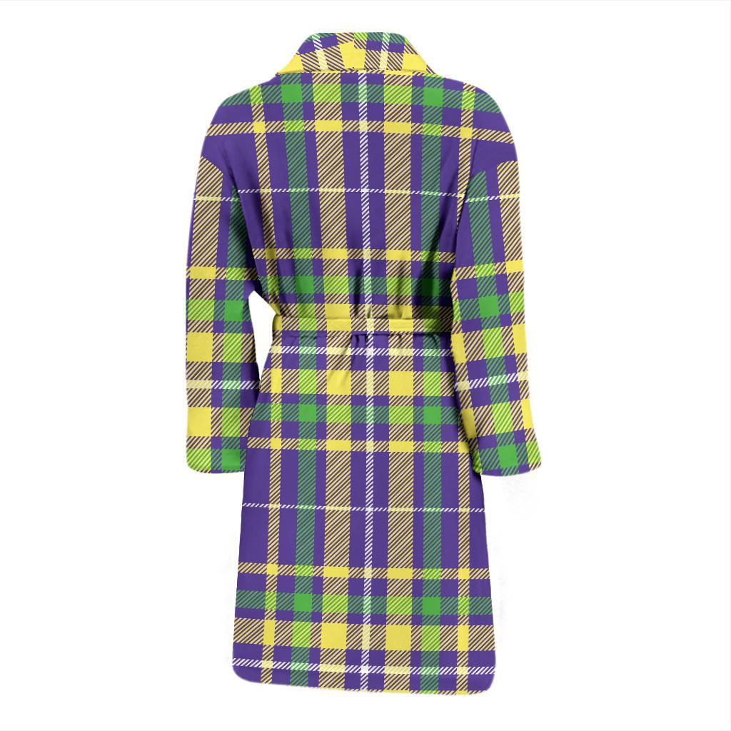 Mardi Gras Pattern Print Design 010 Men Bathrobe-JORJUNE.COM