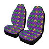 Mardi Gras Pattern Print Design 02 Car Seat Covers (Set of 2)-JORJUNE.COM