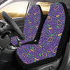 Mardi Gras Pattern Print Design 04 Car Seat Covers (Set of 2)-JORJUNE.COM