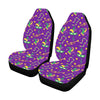 Mardi Gras Pattern Print Design 06 Car Seat Covers (Set of 2)-JORJUNE.COM