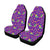 Mardi Gras Pattern Print Design 06 Car Seat Covers (Set of 2)-JORJUNE.COM