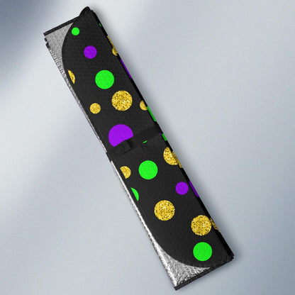 Mardi Gras Pattern Print Design 07 Car Sun Shades-JORJUNE.COM
