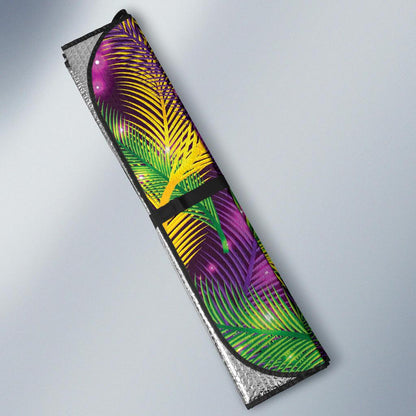 Mardi Gras Pattern Print Design 09 Car Sun Shades-JORJUNE.COM