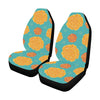 Marigold Pattern Print Design 02 Car Seat Covers (Set of 2)-JORJUNE.COM