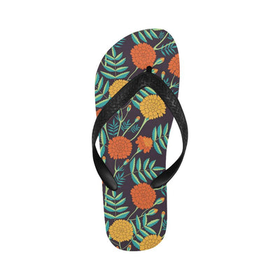 Marigold Pattern Print Design MR01 Flip Flops-JorJune