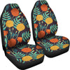 Marigold Pattern Print Design MR01 Universal Fit Car Seat Covers-JorJune