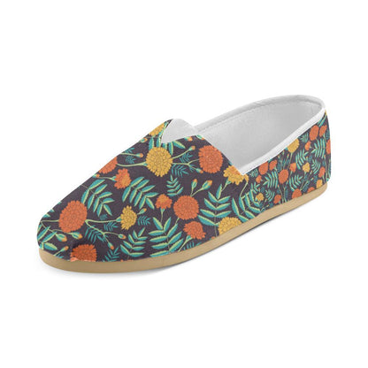 Marigold Pattern Print Design MR01 Women Casual Shoes-JorJune.com