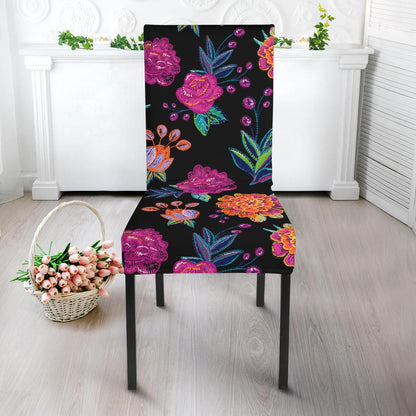 Marigold Pattern Print Design MR02 Dining Chair Slipcover-JORJUNE.COM