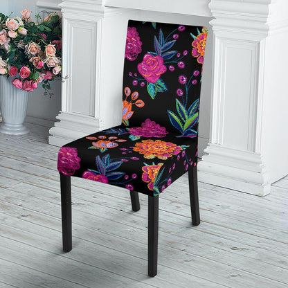 Marigold Pattern Print Design MR02 Dining Chair Slipcover-JORJUNE.COM