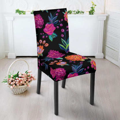 Marigold Pattern Print Design MR02 Dining Chair Slipcover-JORJUNE.COM