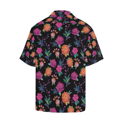 Marigold Pattern Print Design MR02 Men Hawaiian Shirt-JorJune
