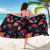 Marigold Pattern Print Design MR02 Sarong Pareo Wrap-JORJUNE.COM