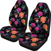 Marigold Pattern Print Design MR02 Universal Fit Car Seat Covers-JorJune