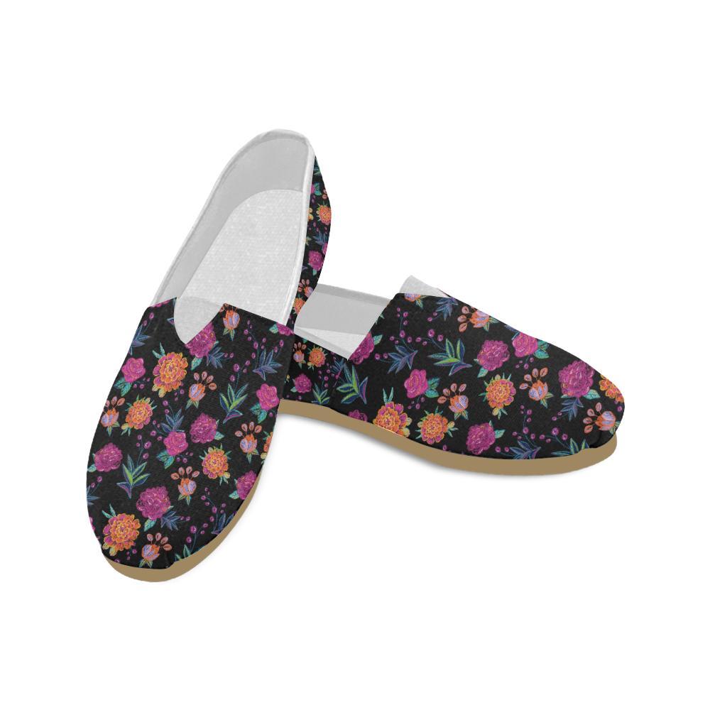 Marigold Pattern Print Design MR02 Women Casual Shoes-JorJune.com