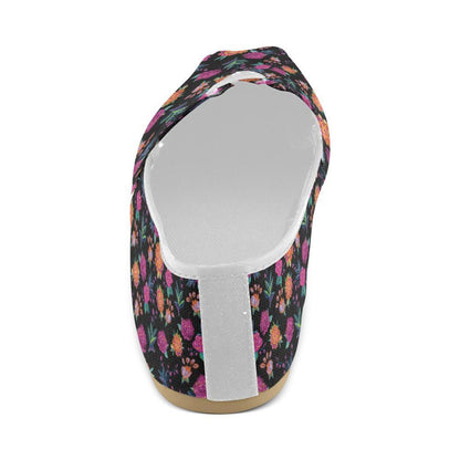 Marigold Pattern Print Design MR02 Women Casual Shoes-JorJune.com