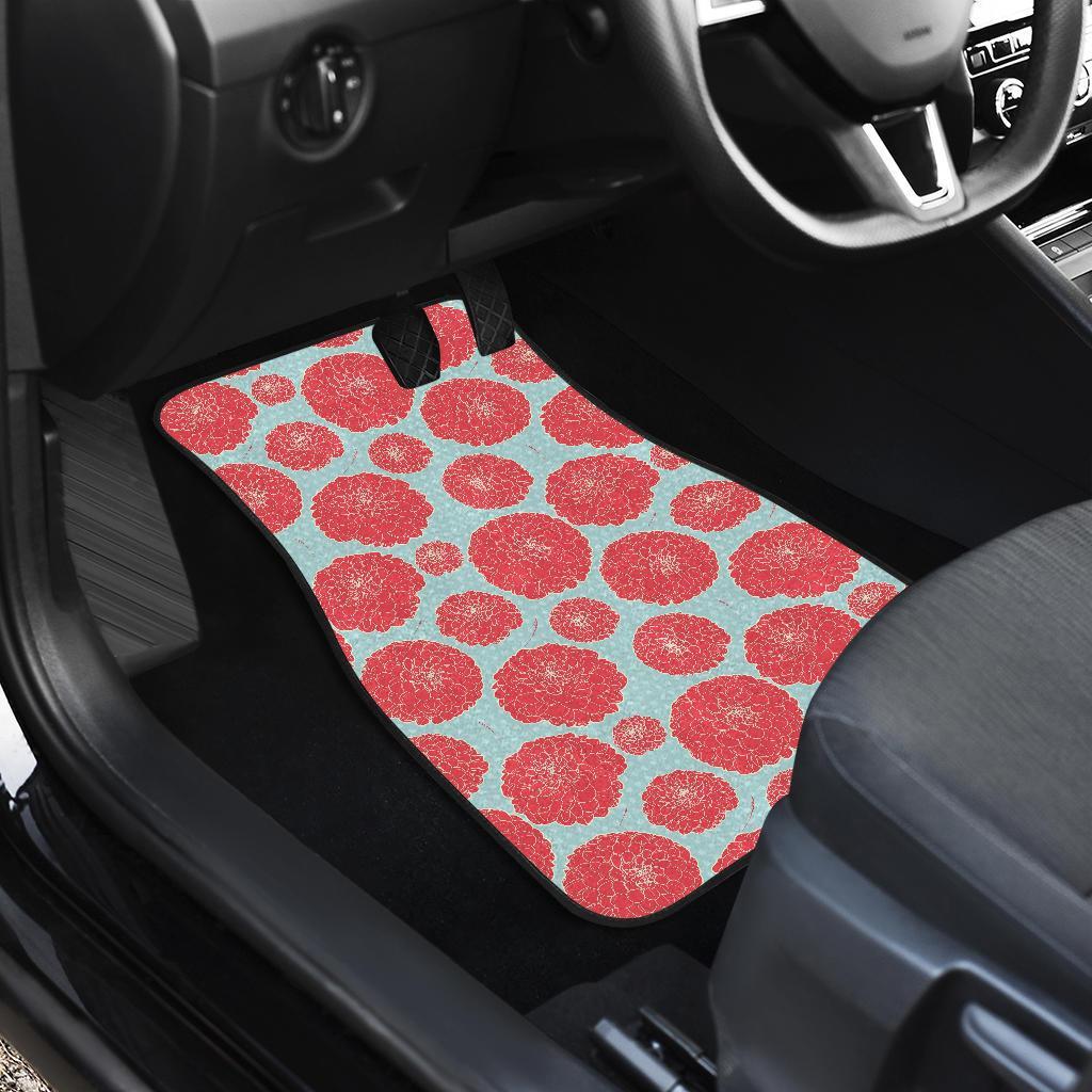 Marigold Pattern Print Design MR03 Car Floor Mats-JORJUNE.COM