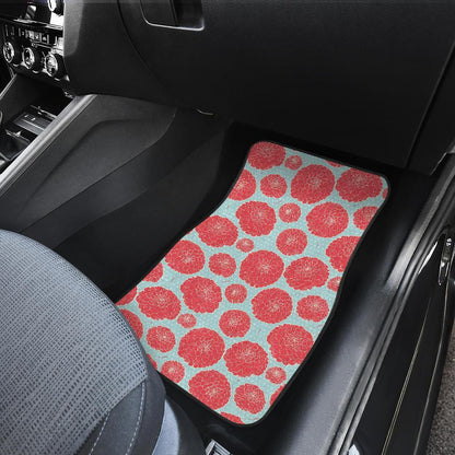 Marigold Pattern Print Design MR03 Car Floor Mats-JORJUNE.COM