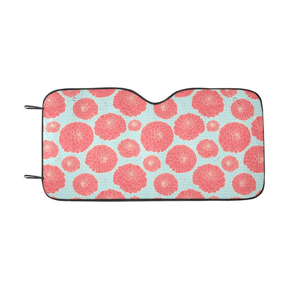 Marigold Pattern Print Design MR03 Car Sun Shade-JorJune