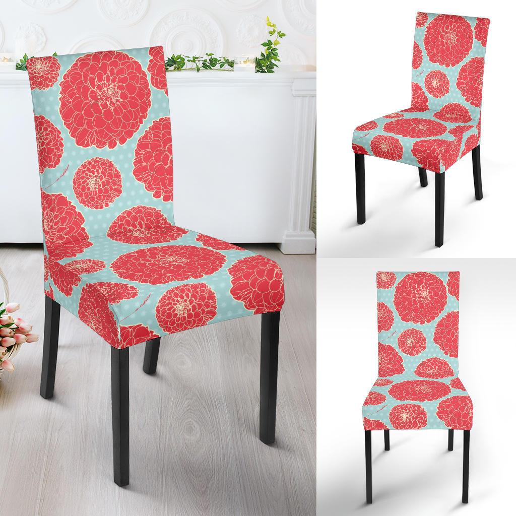Marigold Pattern Print Design MR03 Dining Chair Slipcover-JORJUNE.COM