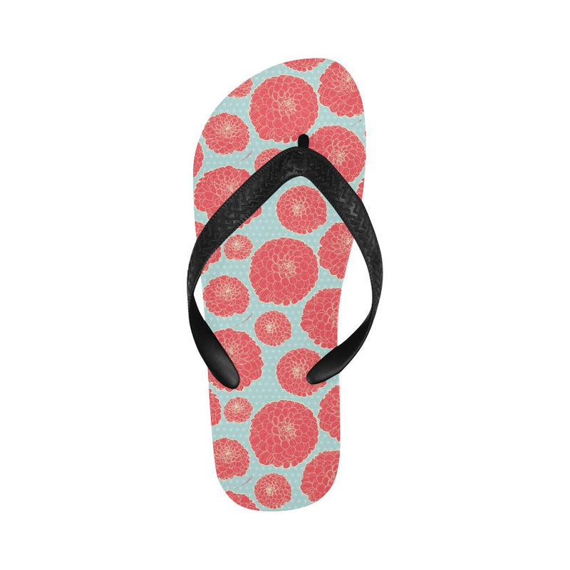 Marigold Pattern Print Design MR03 Flip Flops-JorJune