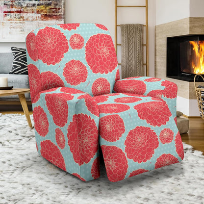 Marigold Pattern Print Design MR03 Recliner Slipcover-JORJUNE.COM