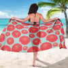 Marigold Pattern Print Design MR03 Sarong Pareo Wrap-JORJUNE.COM