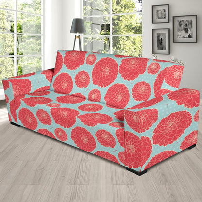Marigold Pattern Print Design MR03 Sofa Slipcover-JORJUNE.COM