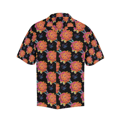 Marigold Pattern Print Design MR04 Men Hawaiian Shirt-JorJune